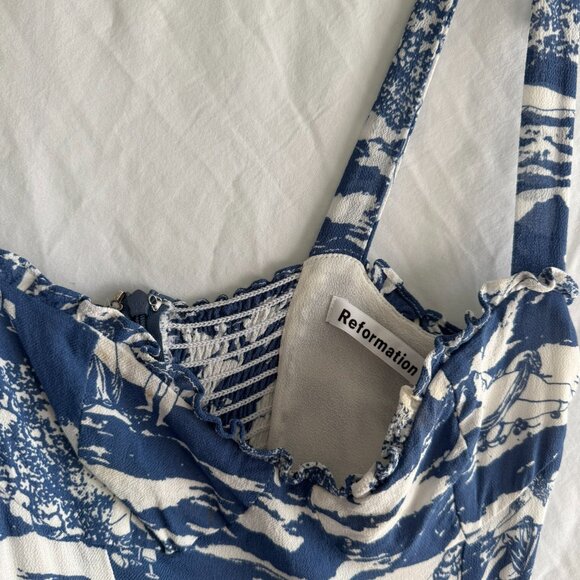 Reformation Nikita Dress in Toscana Print - Picture 5 of 6